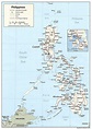 Large detailed political and road map of Philippines. Philippines large ...