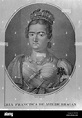 María Francisca de Braganza, INFANTA DE ESPAÑA - 1814/1848 - GRABADO S XIX. Autor: F. Suria (19% ...