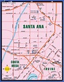Santa Ana Map Tourist Attractions - ToursMaps.com