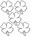 Four Leaf Clover Coloring Pages Printable - Printable Word Searches