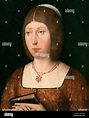 Isabella I di Castiglia (1451-1504), regina di Castiglia e LeÃ³n, circa 1490 Foto stock - Alamy