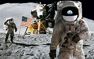 Imágenes De Astronautas En La Luna Para Descargar