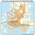 Aerial Photography Map of Beaufort, NC North Carolina