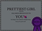 Prettiest Girl Award in 2023 | Pretty girls, Pretty, Girl
