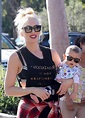 Gwen Stefani and her baby son Apollo wear matching dark sunglasses in ...