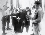 Magda Quandt and Joseph Goebbels at their wedding. Hitler (seen behind ...