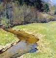 The Sunny Brook, Chester, Vermont - Willard Metcalf - WikiArt.org ...