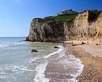 Freshwater Bay Isle of Wight England Stock Image - Image of ...