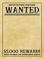 Make Your Own Wanted Poster Template