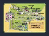 Mapa detallado de Sanssouci Parque de la ciudad de Potsdam | Potsdam ...