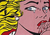 Roy Lichtenstein Crying Girl Poster Print Art Canvas Wall - Etsy UK