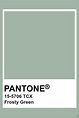 Pantone Frosty Green | Muur kleur, Kleurenpalet groen, Groene muur