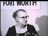 December 7, 1963 - Marguerite Oswald Press Conference in Fort Worth ...