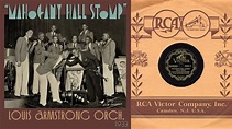 1933, Mahogany Hall Stomp, Louis Armstrong Orch. HD 78rpm - YouTube