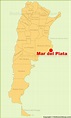 Mar del Plata location on the Argentina map - Ontheworldmap.com