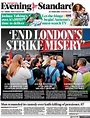 London Evening Standard (UK) Front Page for 22 August 2022 | Paperboy ...