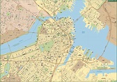 Boston Printable Map