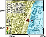 0615花蓮地震序列分布圖（中央氣象局 提供） | TEIA | Flickr