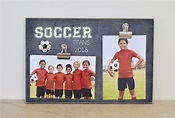 Soccer Photo Frame Team Picture Frame Soccer Gift Sports | Etsy