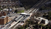 aeroengland | East Finchley tube station London from the air