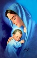 La virgen María y el niño Jesús | Image vierge marie, Vierge marie, Vierge