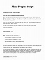 Mary Poppins Script | PDF