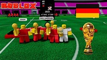 SOMOS CAMPEONES del MUNDO con ALEMANIA en FUTBOL TACTIL ROBLOX - YouTube