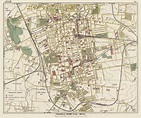 "Map of Lodz from 1924. ♥ Printed on premium matte paper (230g/sqm) or ...