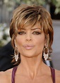 Lisa Rinna Brushed Back Hairstyle - Wavy Haircut