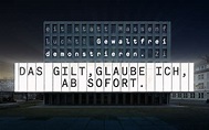 Schabowski-Spruch als Videokunst: Installation "Ab sofort" an der ...