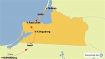 StepMap - Königsberg - Landkarte für Deutschland