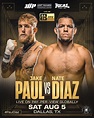 Nate Diaz underdog against Jake Paul in boxing debut