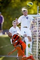 SPORTS Mens Soccer | Defender Dylan Tucker-Gangnes heads the… | Flickr