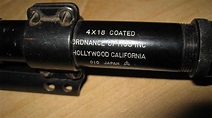 Lee Harvey Oswald Rifle Scope/ Ordnance Optics Inc, Hollywood CA 010 ...