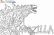 godzilla coloring pages printable - Karey Knox