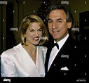 Washington, DC., USA, 6th December, 1992 Paula Zahn and her husband ...