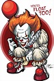 Pennywise The Dancing Clown by Kraus-Illustration Horror Cartoon, Clown ...