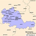 West Midlands County Boundaries Map