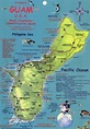 Map of Guam | Guam travel, Guam, Island