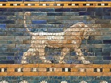 Detail of one of the lions from the Ishtar Gate | Mesopotamia, Ancient ...