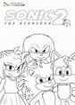 Desenhos de Sonic 2 O filme para Colorir Boy Coloring, Coloring Pages ...