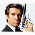 Autografo Pierce Brosnan - James Bond Foto 20x25 | Ultimo Avamposto