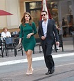Maria Menounos squeezes into skintight green dress as she wanders ...