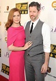 Amy Adams posed with her husband, Darren Le Gallo. | Love Is in the Air ...