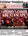 London Evening Standard (UK) Front Page for 14 April 2021 | Paperboy ...