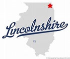 Map of Lincolnshire, IL, Illinois