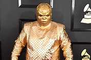 Cee-Lo Green Unveils Gold-Drenched Alter Ego on Grammys Red Carpet - TV ...