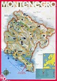 Montenegro tourist map Voyage Montenegro, Montenegro Kotor, Montenegro ...