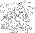 41 Dibujos Para Colorear De Sonic Y Shadow Para Colorear | Images and ...