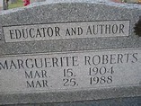 Marguerite Roberts (1904-1988) - Mémorial Find a Grave